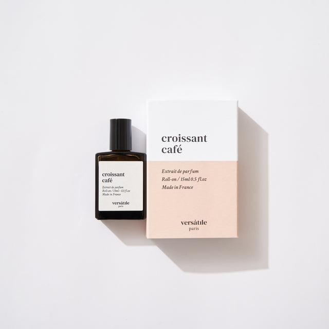 croissant café — tonka by versatile. This perfume is genderless and vegan.