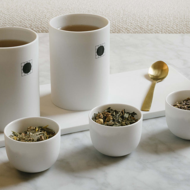 LuneNoire — The tea service in Limoges Porcelain
